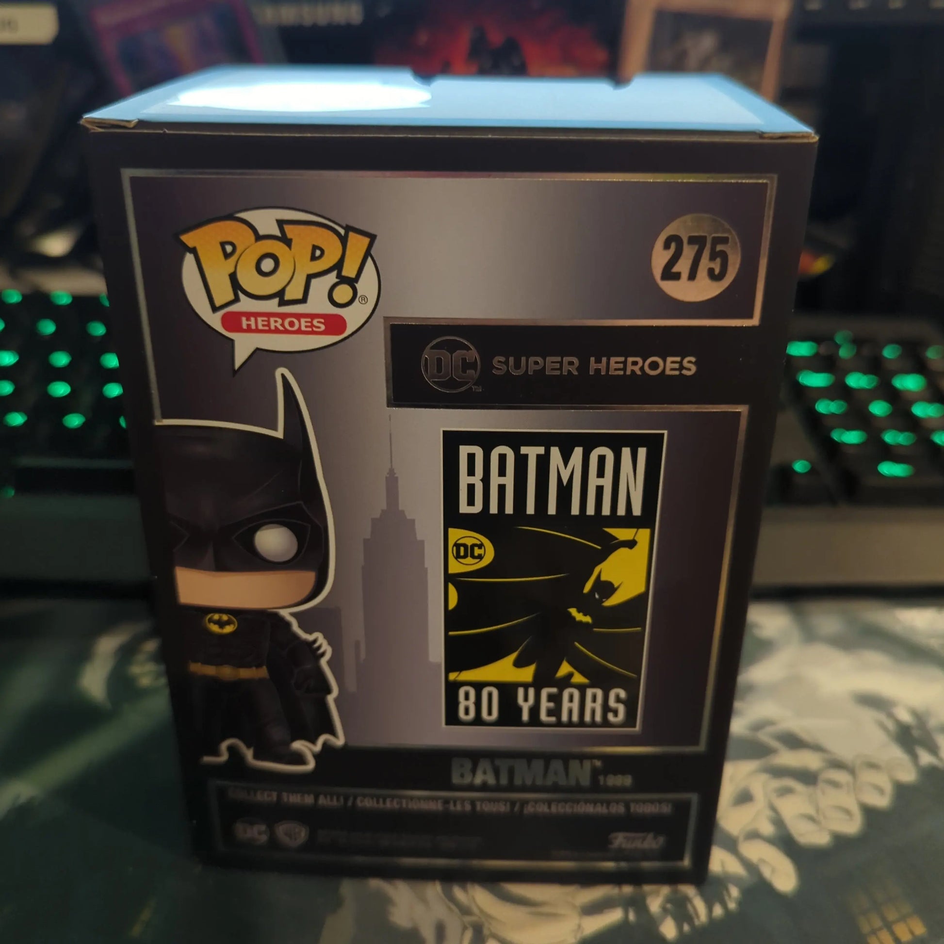 FUNKO POP VINYL BATMAN 275 Black Box 80 years - FRENLY BRICKS - Open 7 Days