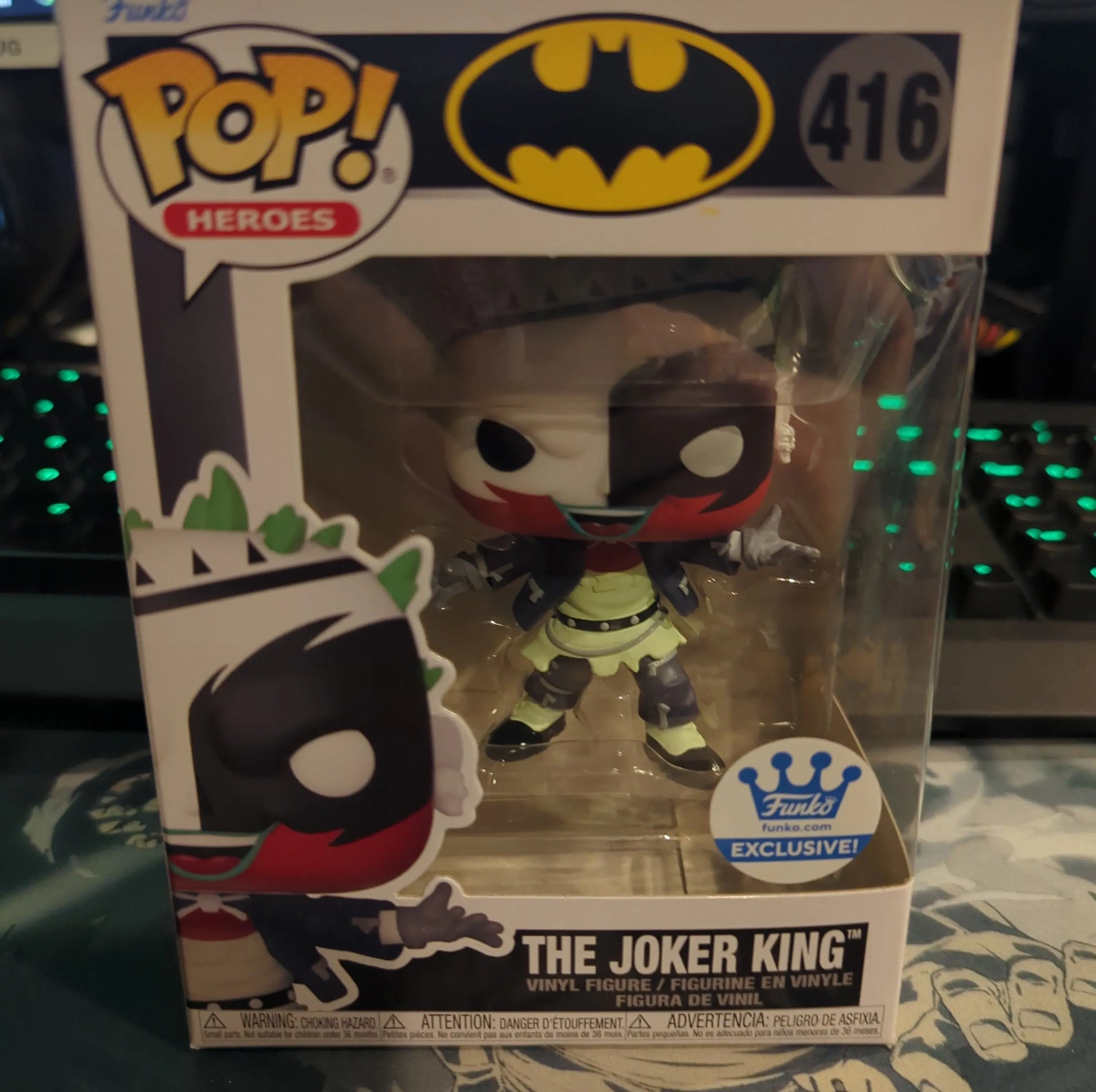 FUNKO POP VINYL The Joker King 416 Batman - FRENLY BRICKS - Open 7 Days