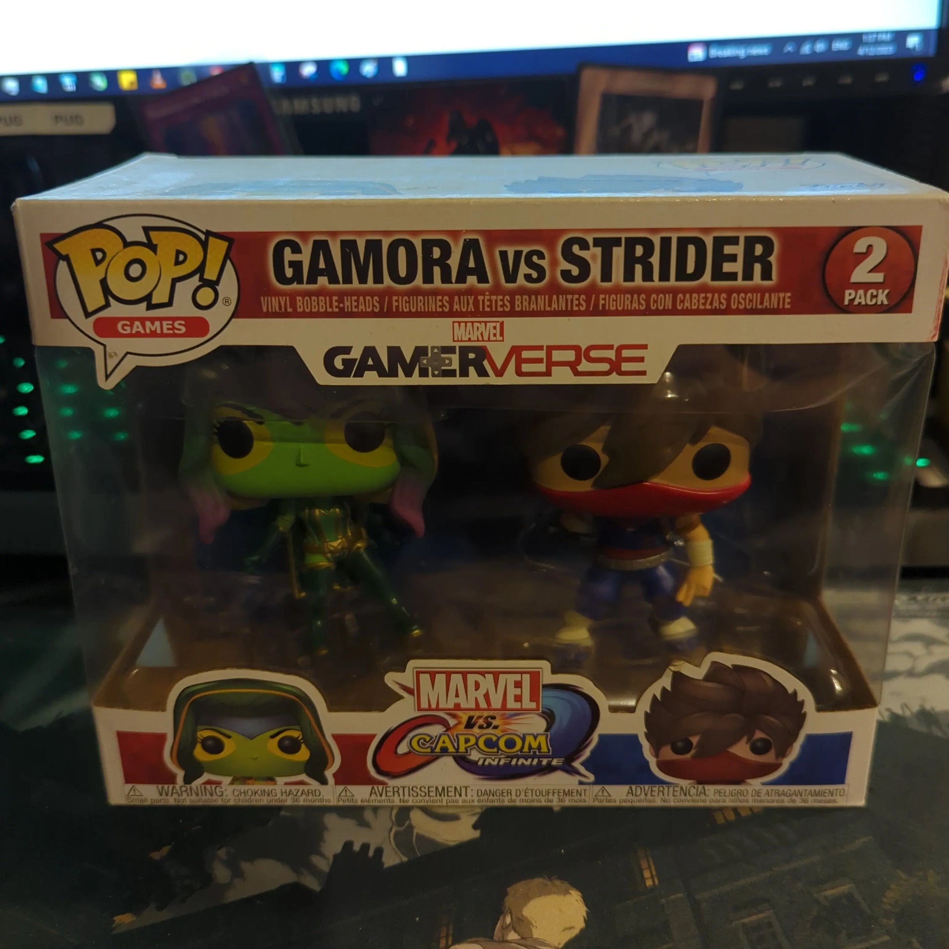 FUNKO POP VINYL Gamora vs Strider 2 Pack Marvel Gamerverse - FRENLY BRICKS - Open 7 Days