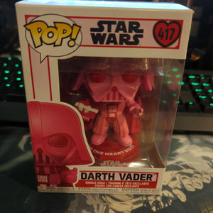 FUNKO POP VINYL DARTH VADER Valentine's Day 417 - FRENLY BRICKS - Open 7 Days