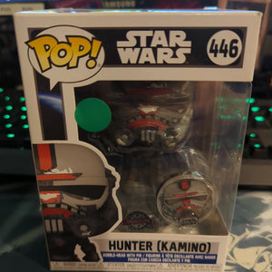 FUNKO POP VINYL STAR Wars Hunter (KAMINO) 446 - FRENLY BRICKS - Open 7 Days