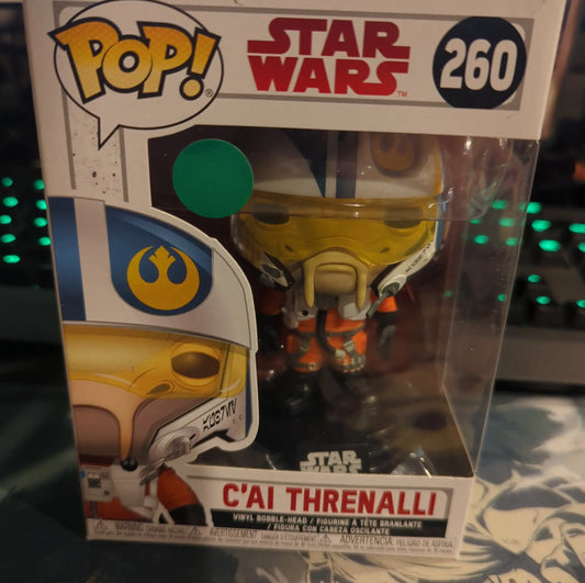 FUNKO POP VINYL C'AI THRENALLI 260  Star Wars - FRENLY BRICKS - Open 7 Days