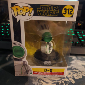 FUNKO POP VINYL STAR Wars D-O droid 312 - FRENLY BRICKS - Open 7 Days