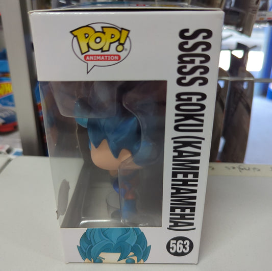 FUNKO POP VINYL - SSGSS GOKU (KAMEHAMEHA) 563 - DragonBall - FRENLY BRICKS - Open 7 Days