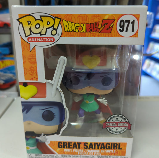 FUNKO POP VINYL - Great Saiyagirl - 971 - DragonBall - Anime - FRENLY BRICKS - Open 7 Days