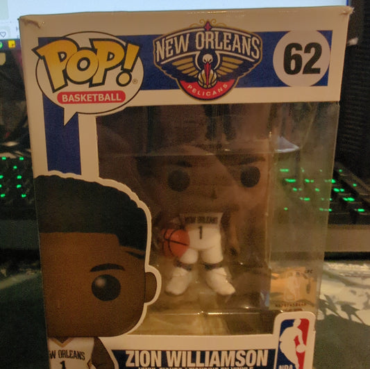 FUNKO POP VINYL - New Orleans - Zion Williamson - 62 - NBA FRENLY BRICKS