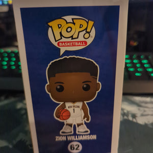 FUNKO POP VINYL - New Orleans - Zion Williamson - 62 - NBA FRENLY BRICKS