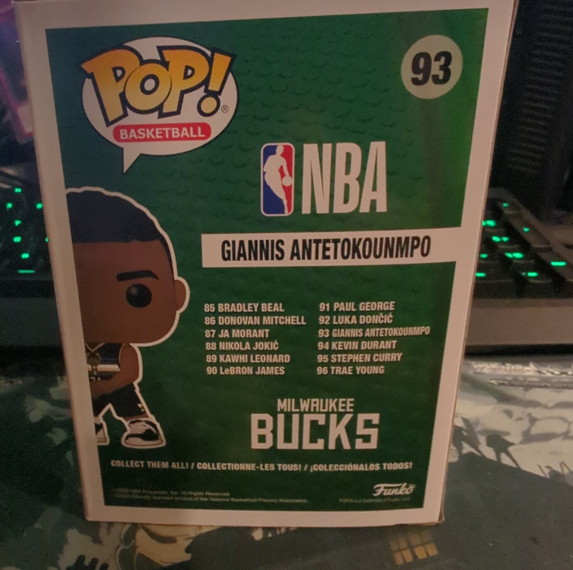 FUNKO POP VINYL - Giannis Antetokounmpo - 93 - NBA FRENLY BRICKS