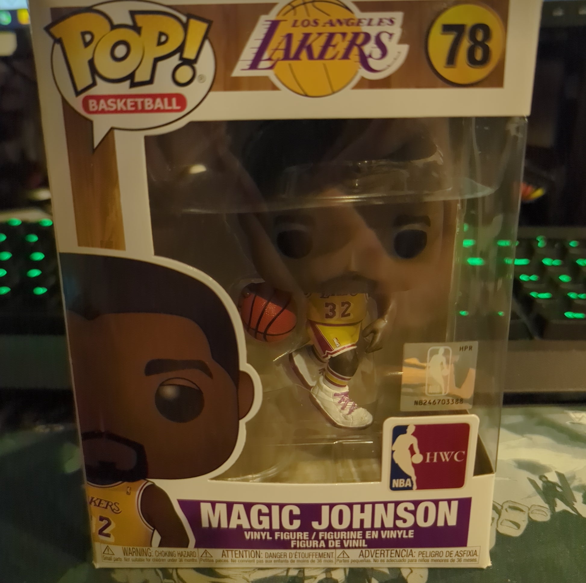 FUNKO POP VINYL - Magic Johnson 78 - NBA FRENLY BRICKS