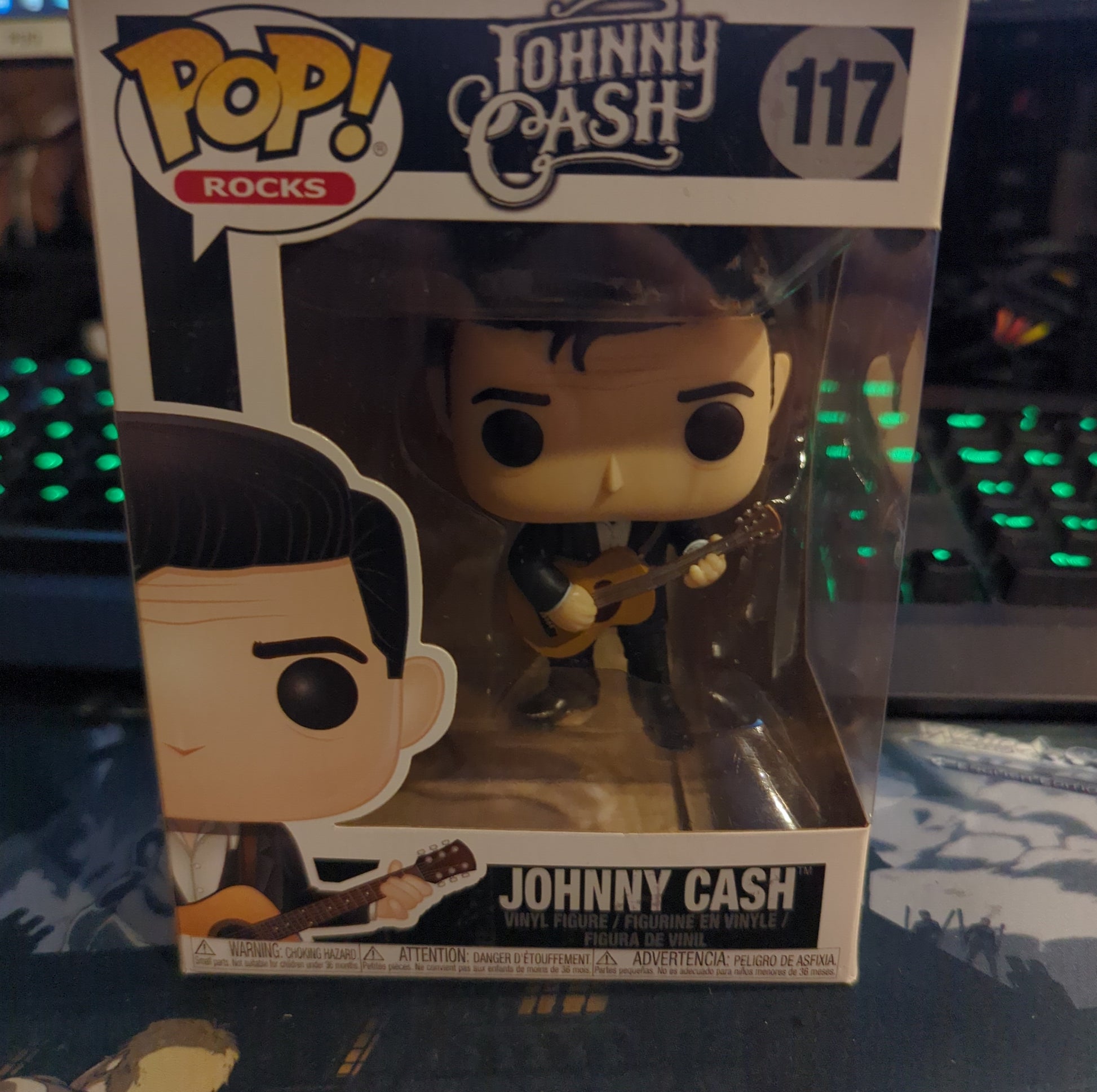 FUNKO POP VINYL - Johnny Cash - 117 - Music FRENLY BRICKS