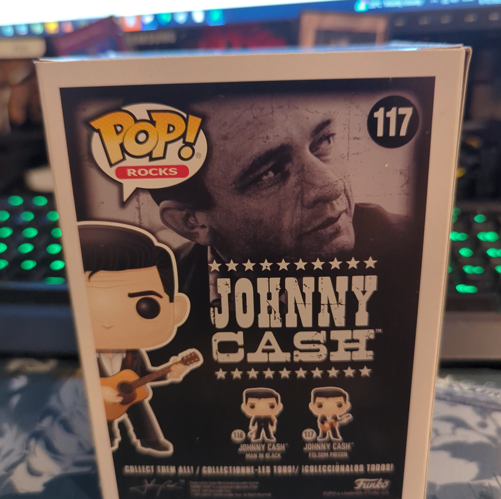 FUNKO POP VINYL - Johnny Cash - 117 - Music FRENLY BRICKS