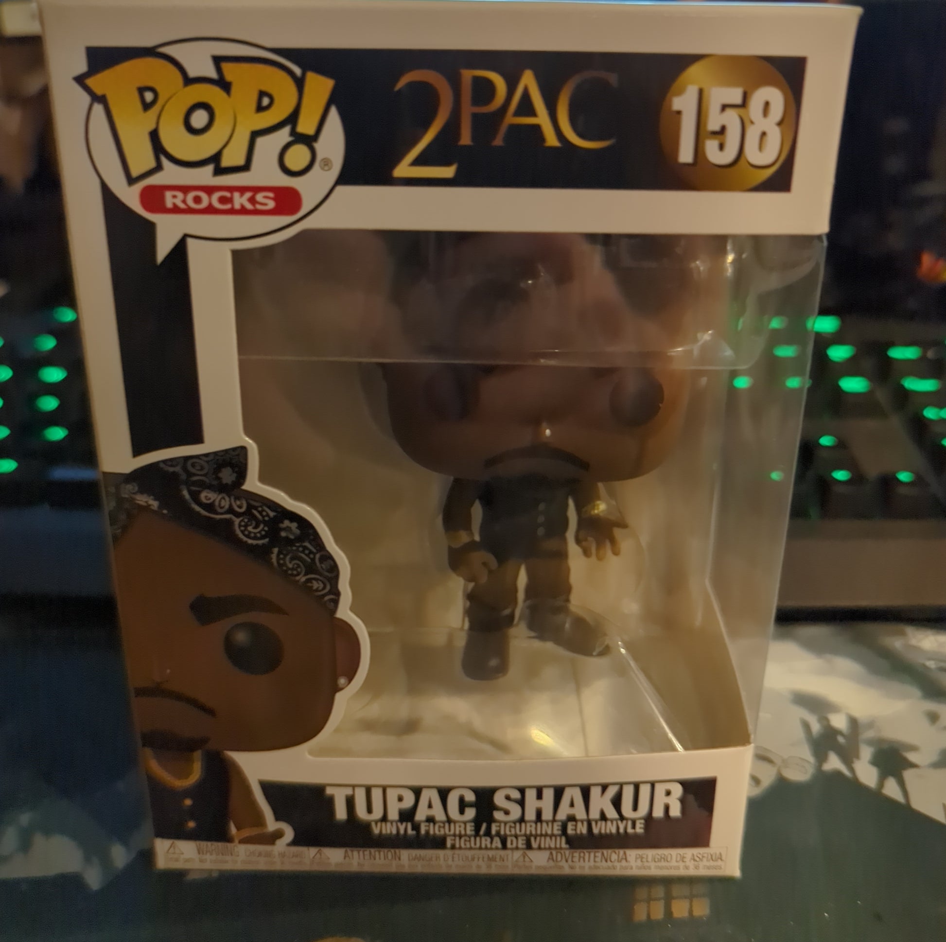 FUNKO POP VINYL - TUPAC SHAKUR - 158 - 2 PAC FRENLY BRICKS