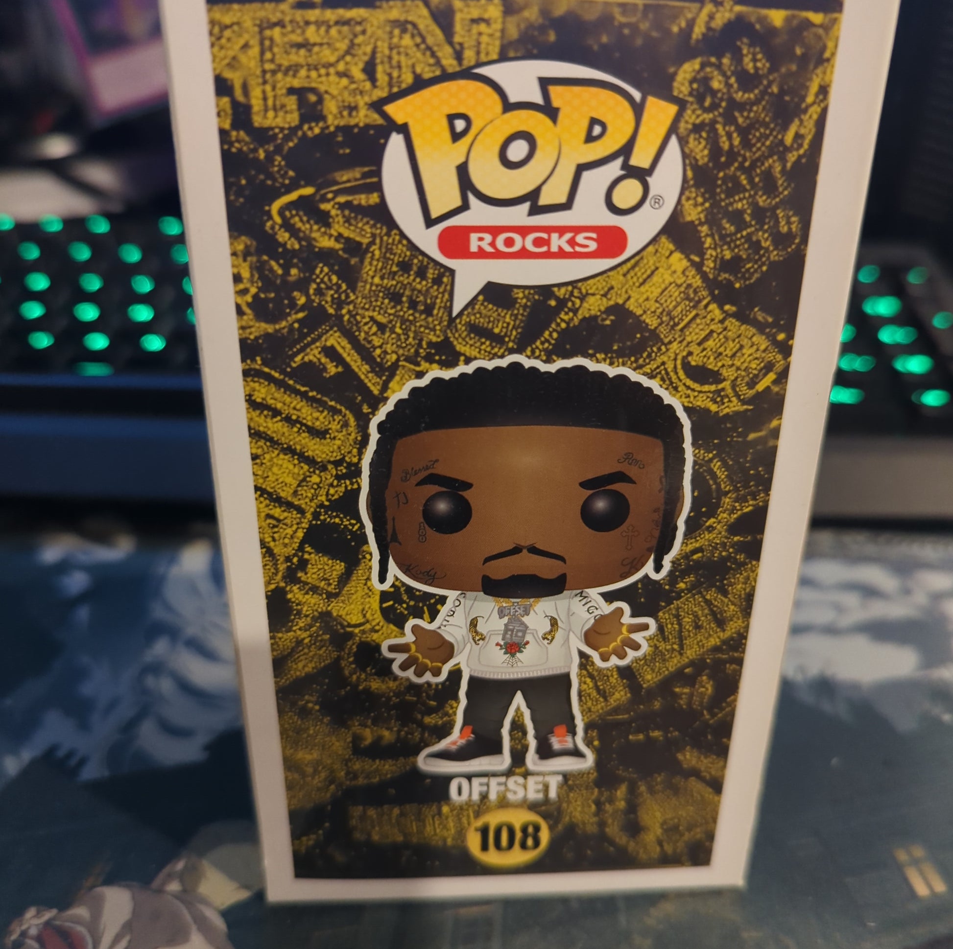 FUNKO POP VINYL - Offset - 108 - Rocks - Migos FRENLY BRICKS