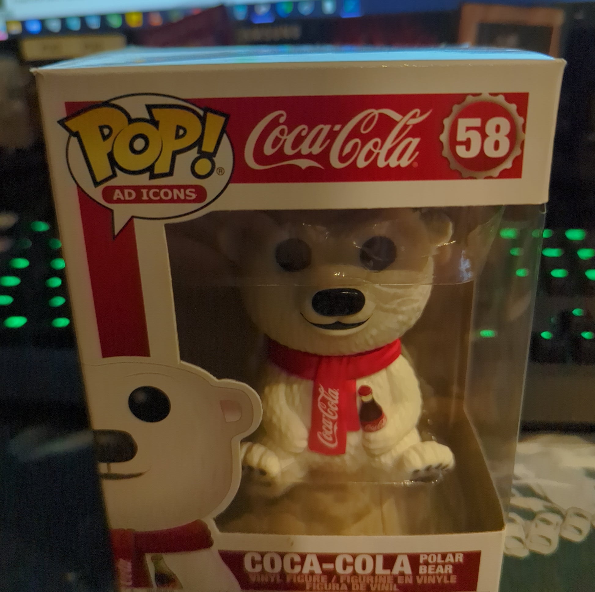 FUNKO POP VINYL - Coca Cola Polar Bear - 58 - AdIcons FRENLY BRICKS