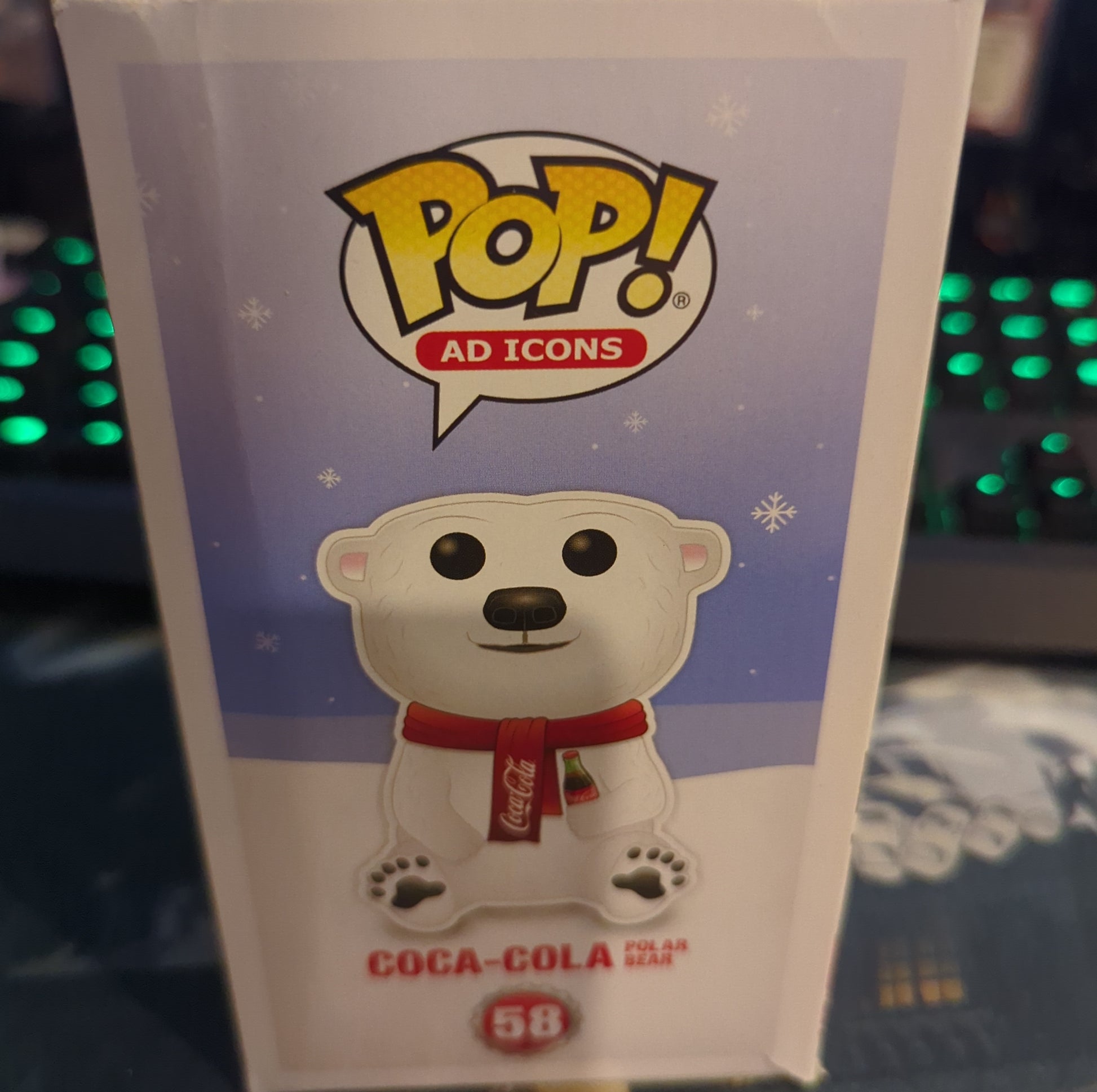 FUNKO POP VINYL - Coca Cola Polar Bear - 58 - AdIcons FRENLY BRICKS