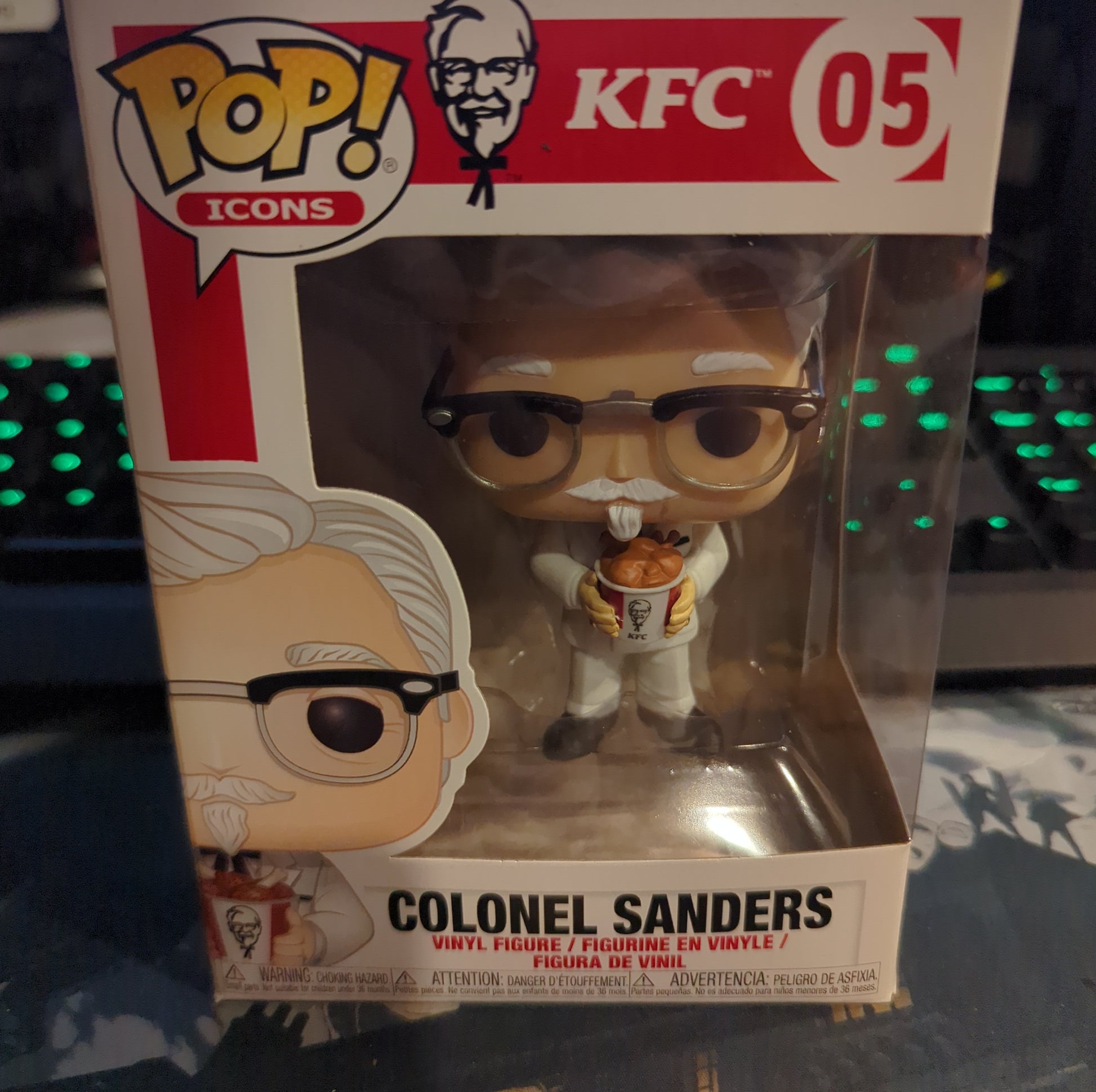 FUNKO POP VINYL - Colonel Sanders - 05 - AdIcons FRENLY BRICKS