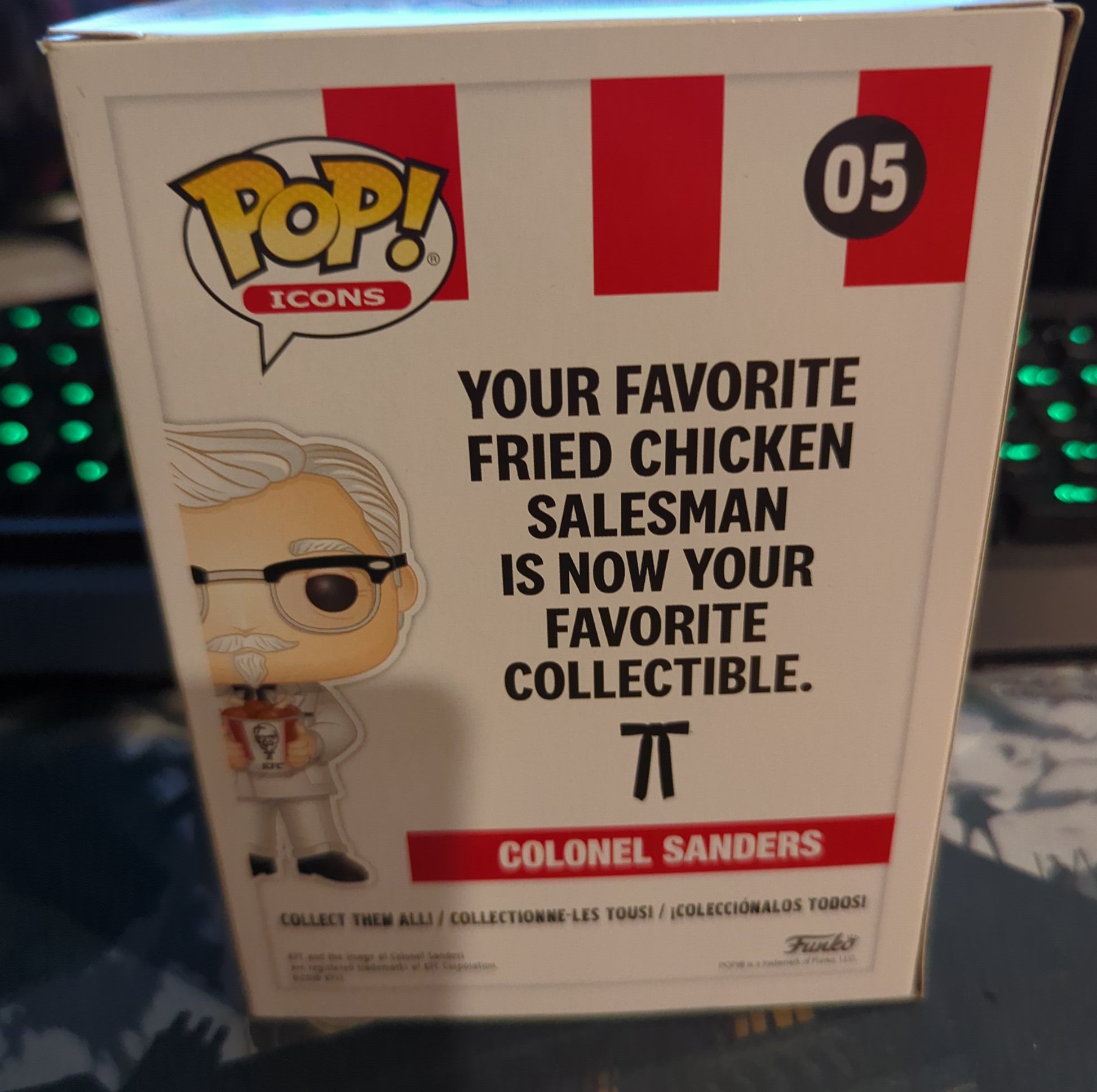 FUNKO POP VINYL - Colonel Sanders - 05 - AdIcons FRENLY BRICKS