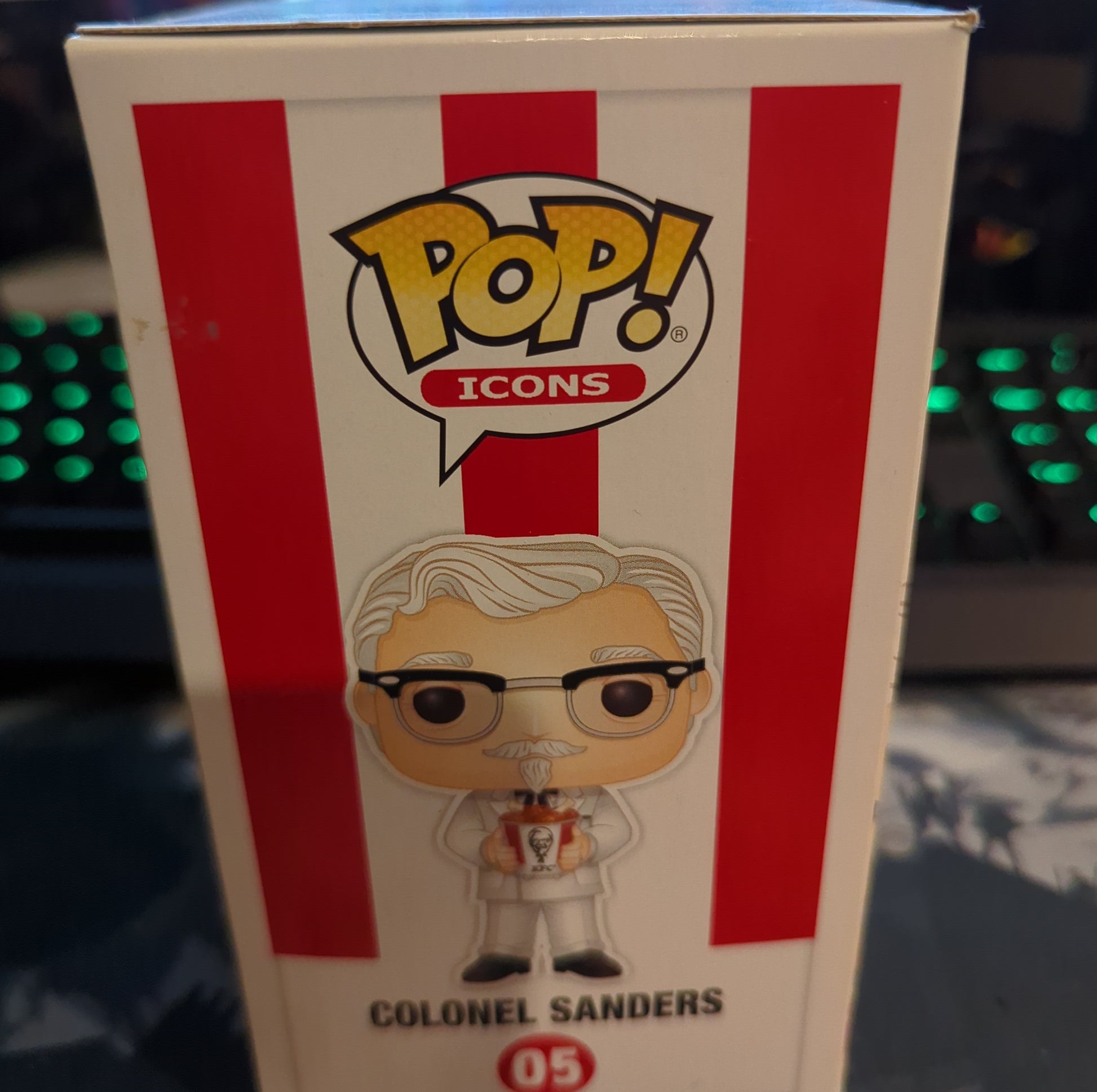 FUNKO POP VINYL - Colonel Sanders - 05 - AdIcons FRENLY BRICKS