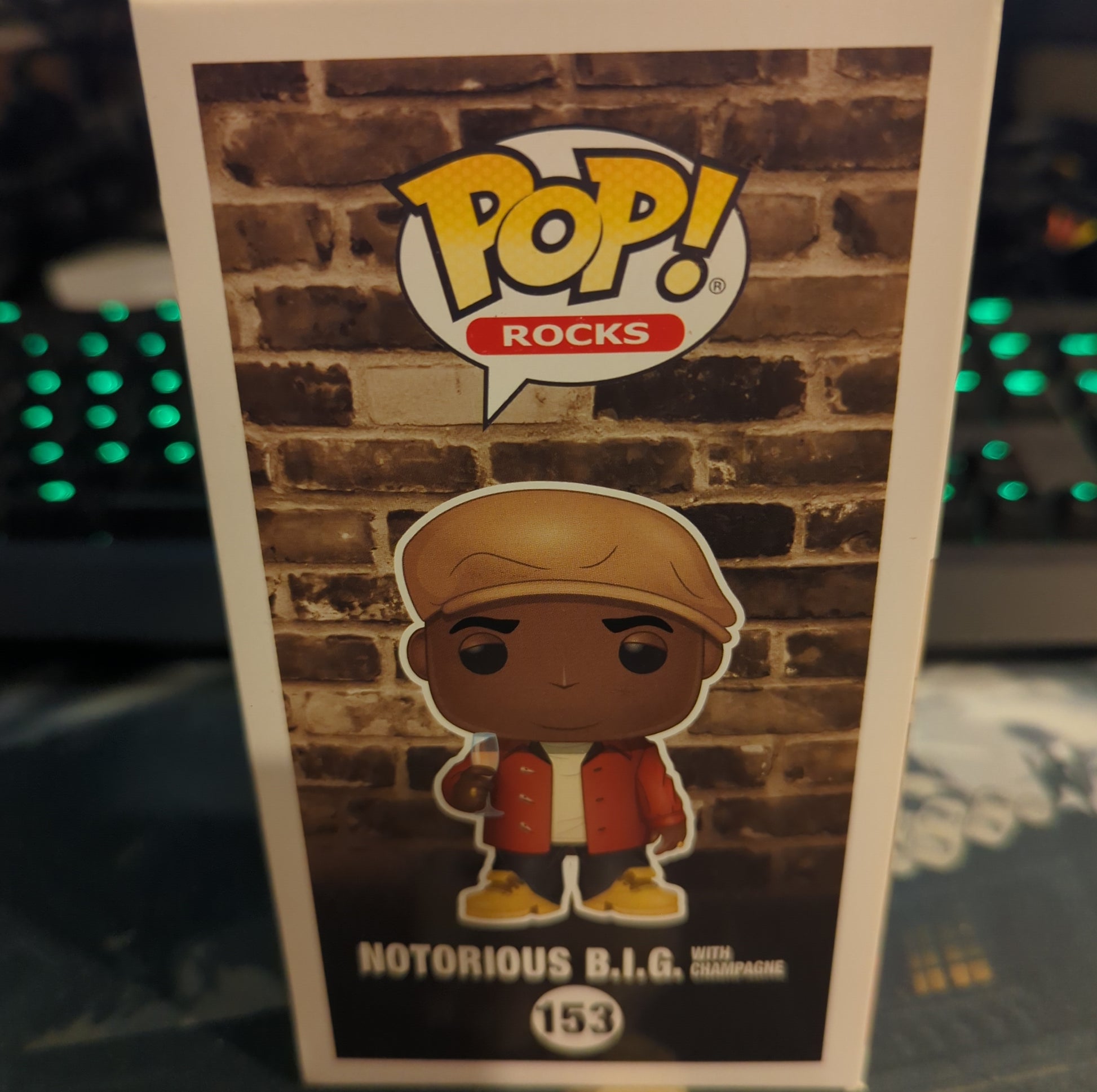 FUNKO POP VINYL - The Notorious BIG - 153 - Rap FRENLY BRICKS