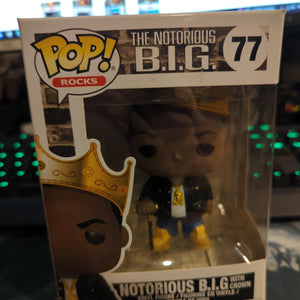 FUNKO POP VINYL - The Notorious BIG - 77 - Crown FRENLY BRICKS