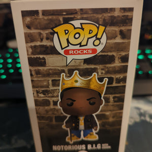 FUNKO POP VINYL - The Notorious BIG - 77 - Crown FRENLY BRICKS