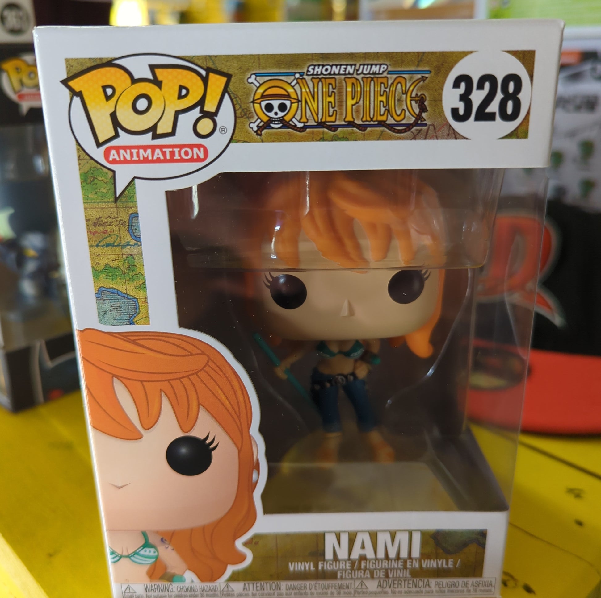 FUNKO POP VINYL - Nami - 328 - One Piece FRENLY BRICKS