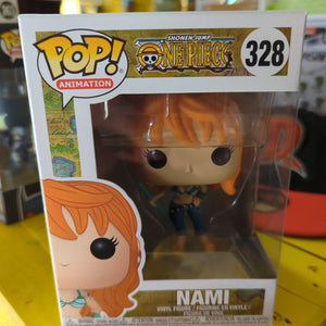 FUNKO POP VINYL - Nami - 328 - One Piece FRENLY BRICKS