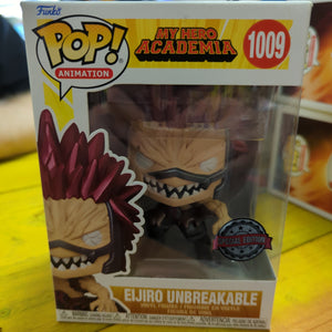 FUNKO POP VINYL - EIJIRO UNBREAKABLE - 1009 - MY HERO ACADEMIA FRENLY BRICKS