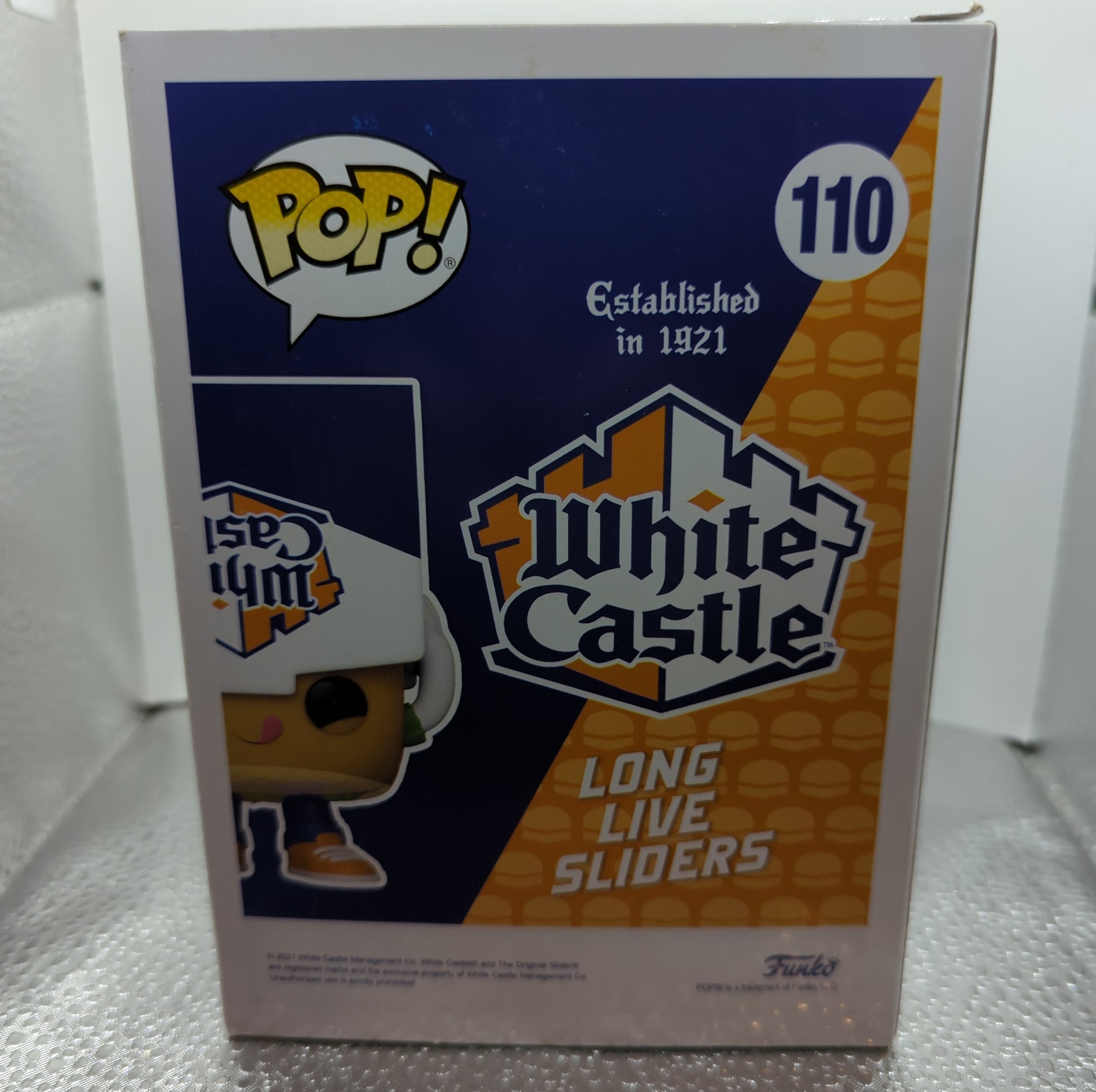 FUNKO POP VINYL - WHITE CASTLE SLIDER - 110 FRENLY BRICKS