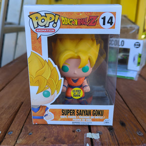 FUNKO POP VINYL - Super Saiyan Goku - GLOW 14 FRENLY BRICKS