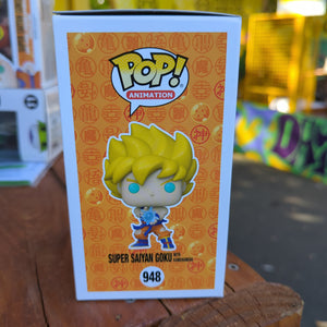 FUNKO POP VINYL - Super Saiyan Goku GLOW 948 FRENLY BRICKS