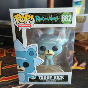 FUNKO POP VINYL - 662 - Teddy Rick - Rick and Morty FRENLY BRICKS - Open 7 Days