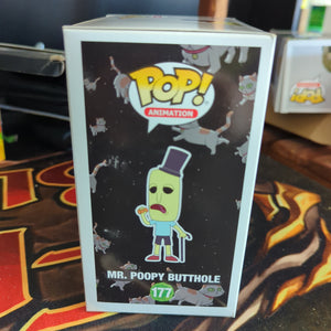 FUNKO POP VINYL - Mr. Poopy Butthole 177 - Rick and Morty FRENLY BRICKS - Open 7 Days