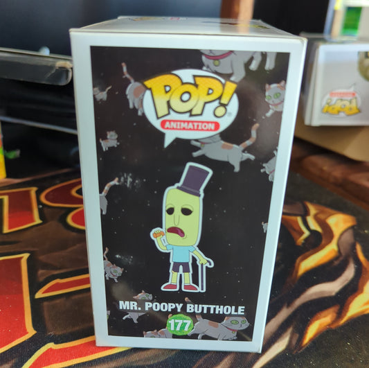 FUNKO POP VINYL - Mr. Poopy Butthole 177 - Rick and Morty FRENLY BRICKS - Open 7 Days