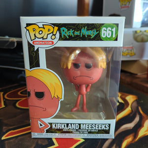 FUNKO POP VINYL - Kirkland Meeseeks - 661 - Rick and Morty FRENLY BRICKS - Open 7 Days