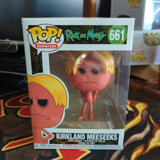 FUNKO POP VINYL - Kirkland Meeseeks - 661 - Rick and Morty FRENLY BRICKS - Open 7 Days