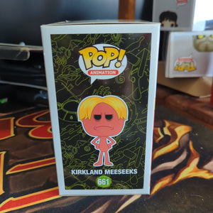 FUNKO POP VINYL - Kirkland Meeseeks - 661 - Rick and Morty FRENLY BRICKS - Open 7 Days