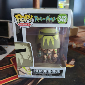 FUNKO POP VINYL - Rick and Morty - 342 - Hemorrhage FRENLY BRICKS - Open 7 Days