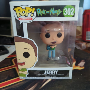 FUNKO Pop Vinyl - Jerry 302 - Rick and Morty FRENLY BRICKS - Open 7 Days