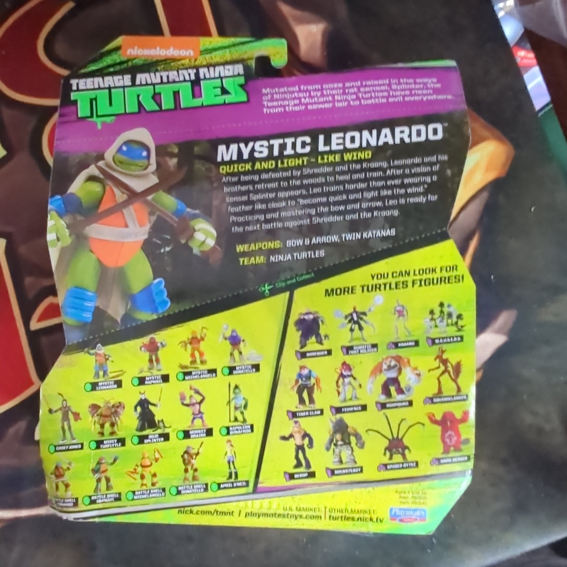 Mystic Leonardo 2014 Teenage Mutant Ninja Turtles Nickelodeon Playmates Toys FRENLY BRICKS - Open 7 Days