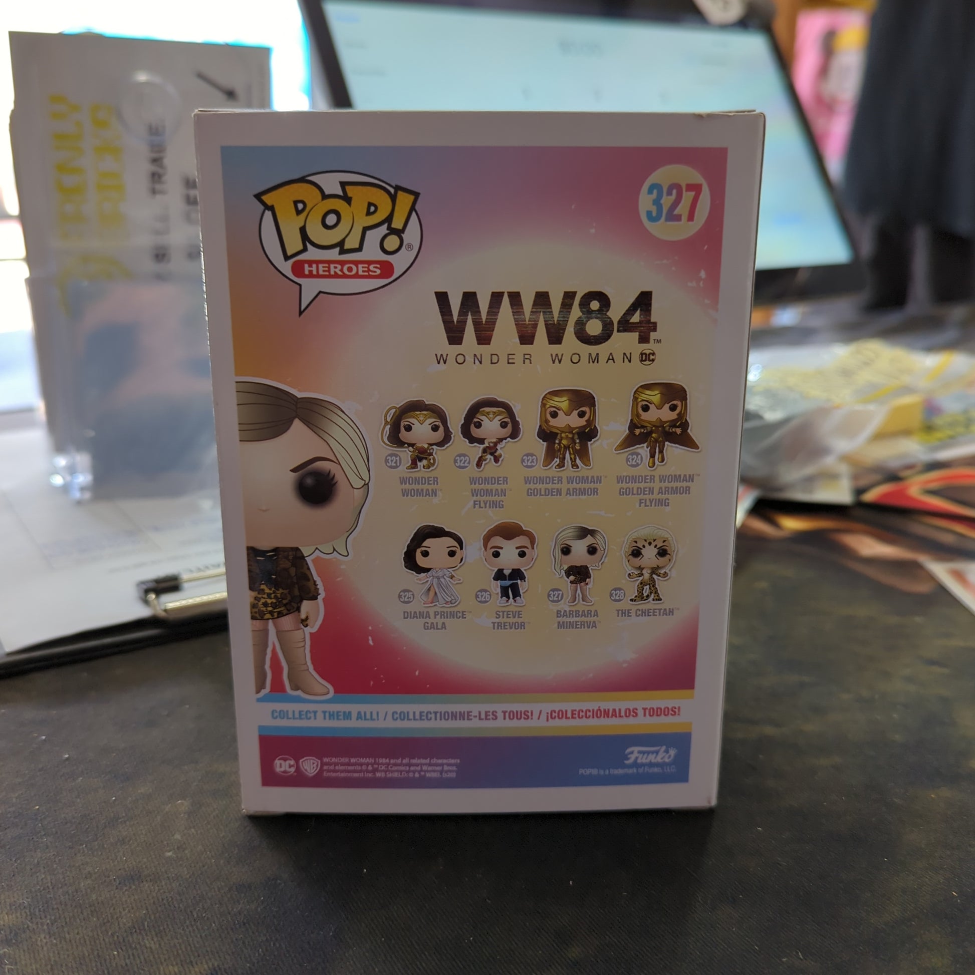 FUNKO POP VINYL 327 - ww84 Barbara Minerva FRENLY BRICKS - Open 7 Days