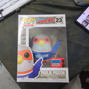 FUNKO POP VINYL - PAULIE PIGEON - 23 COMIC CON FRENLY BRICKS - Open 7 Days