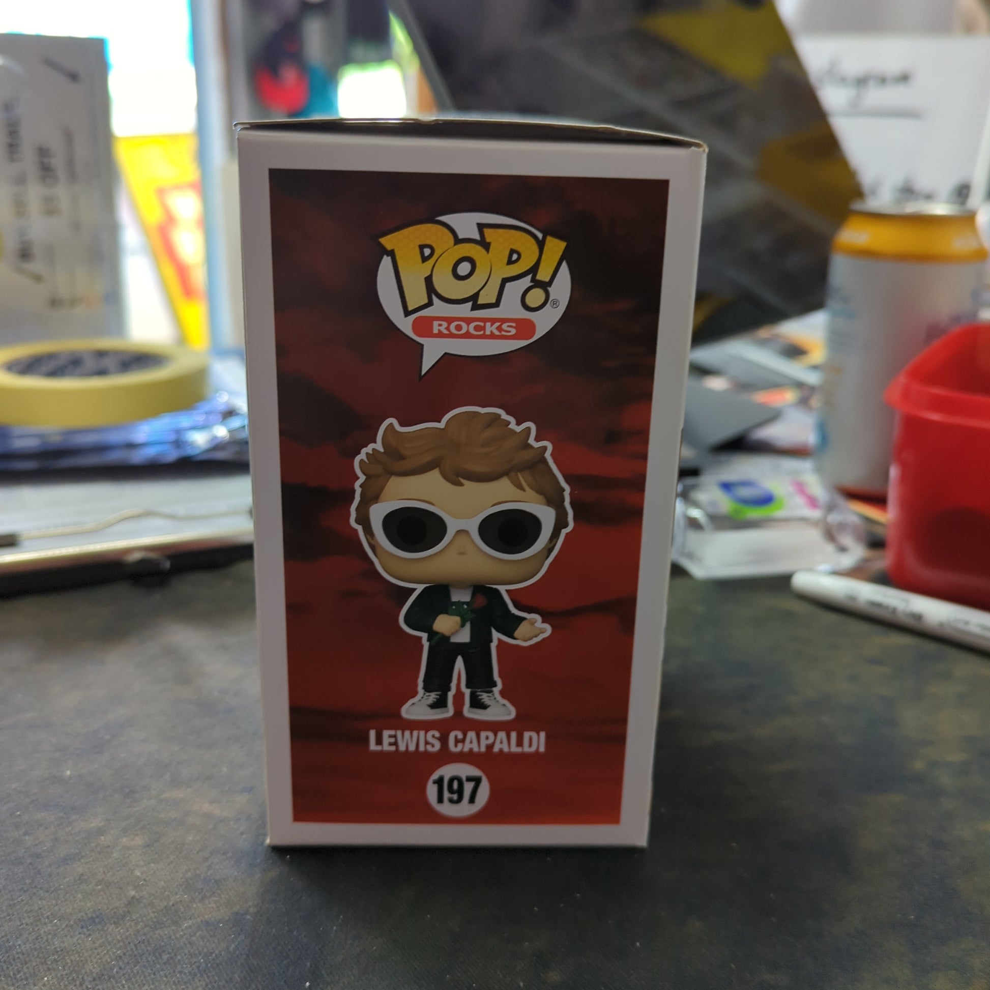 FUNKO POP VINYL - LEWIS CAPALDI 197 - ROCKS FRENLY BRICKS - Open 7 Days