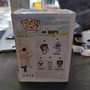 FUNKO POP VINYL - SKIPS 49 - Regular Show - *Box Damage* FRENLY BRICKS - Open 7 Days