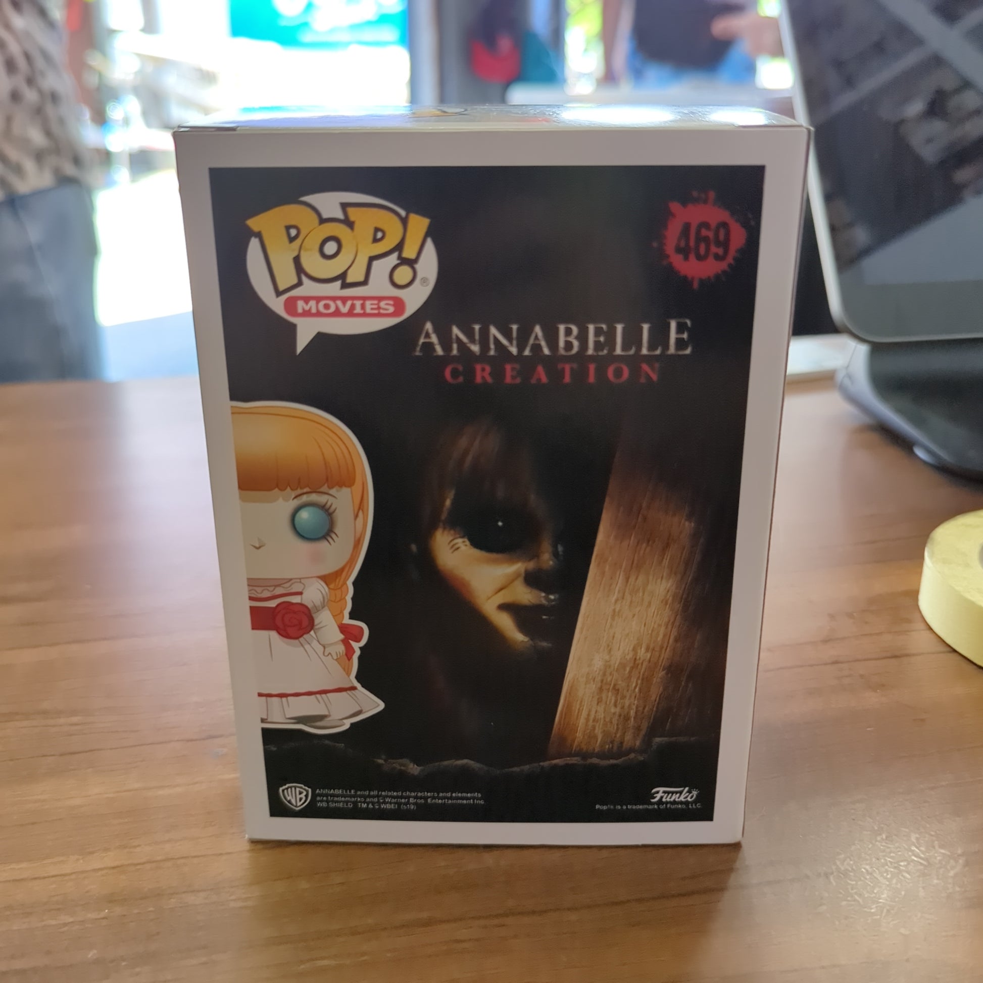 Funko Pop! Movies - Annabelle Creation - Annabelle #469 FRENLY BRICKS - Open 7 Days