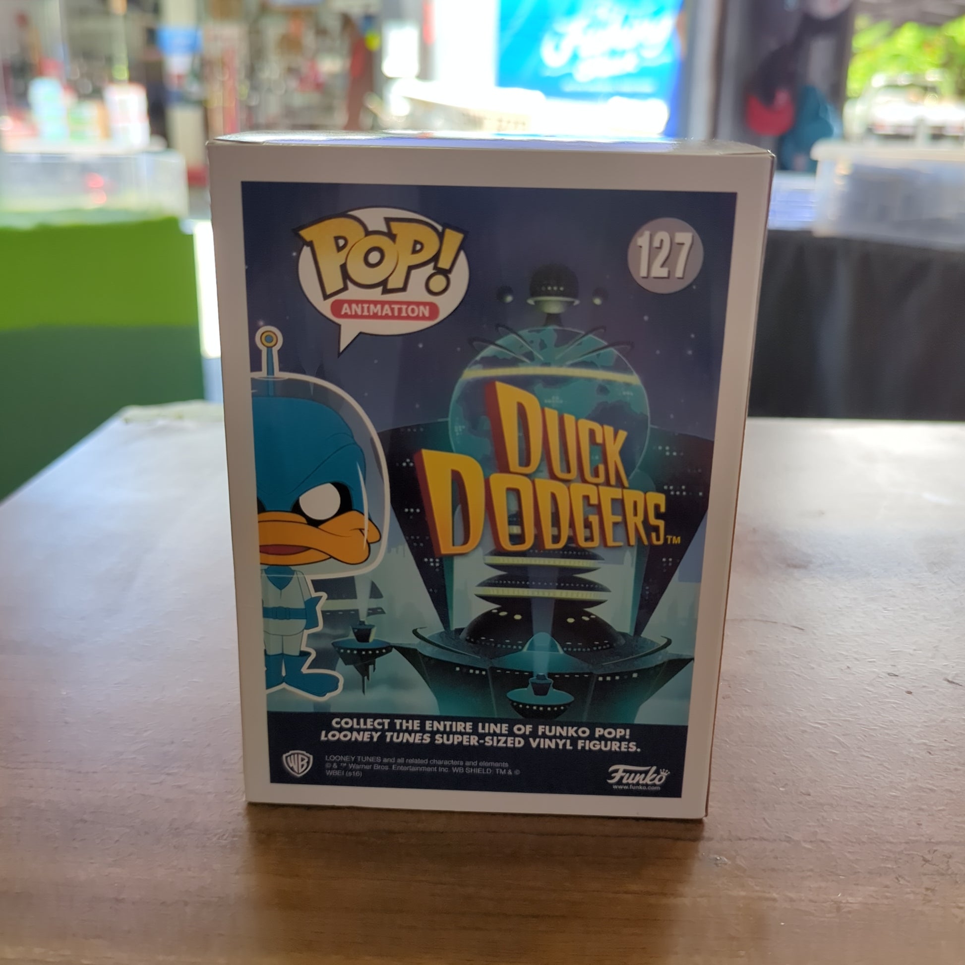 Funko Pop Duck Dodgers 127 Animation Looney Tunes Vinyl Figure Vaulted FRENLY BRICKS - Open 7 Days