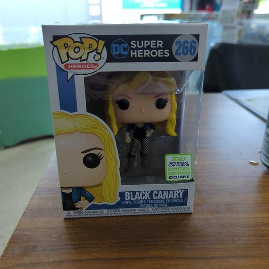 Funko POP Vinyl Black Canary #266 DC Super Heroes ECCC 2019 FRENLY BRICKS - Open 7 Days