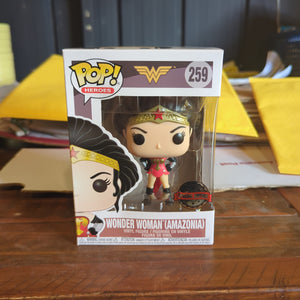 Wonder Woman (Amazonia) 259 ~ DC Super Heroes: WW ~ Funko Pop Vinyl FRENLY BRICKS - Open 7 Days