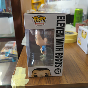 Eleven with Eggos 421 ~ Stranger Things ~ Funko Pop Vinyl ~ Netflix Television FRENLY BRICKS - Open 7 Days