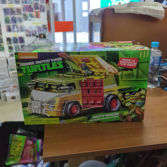 Teenage Mutant Ninja Turtles PARTY WAGON VEHICLE PAVEMENT POUNDER VAN TMNT 2015 FRENLY BRICKS - Open 7 Days